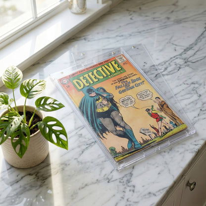BCW Magnetic Comic Book Holder - Silver – front product view
