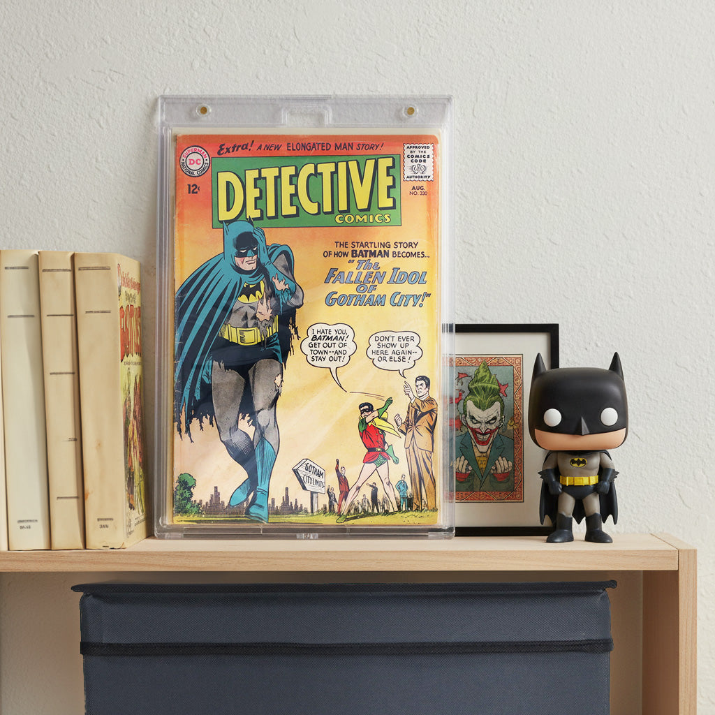 BCW Magnetic Comic Book Holder - Silver – front product view