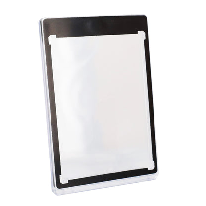 BCW Magnetic Card Holder - 35pt. Black Border – angled view