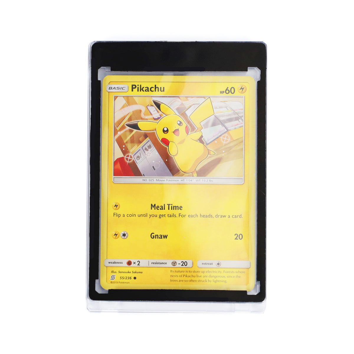 BCW Magnetic Card Holder - 35pt. Black Border – front product view