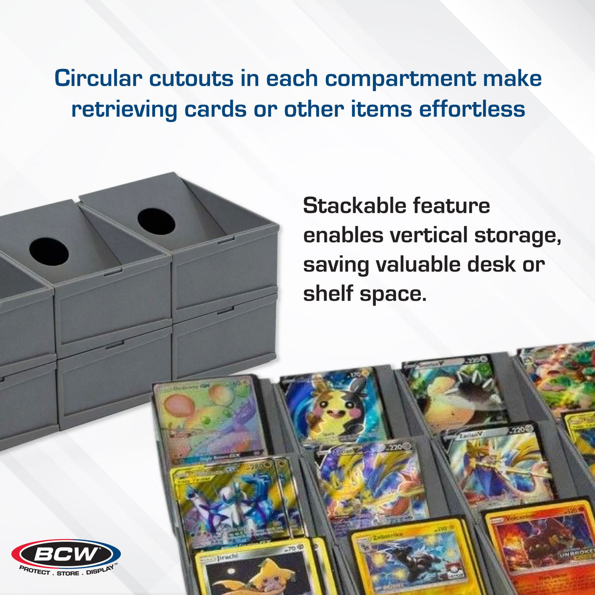 BCW Modular Sorting Tray – dimensions and specifications