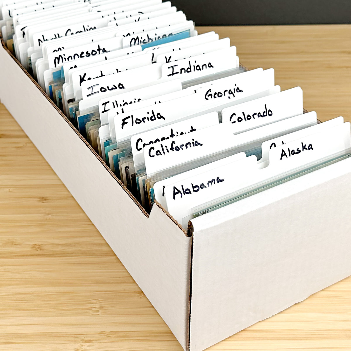 BCW Postcard Dividers – front product view