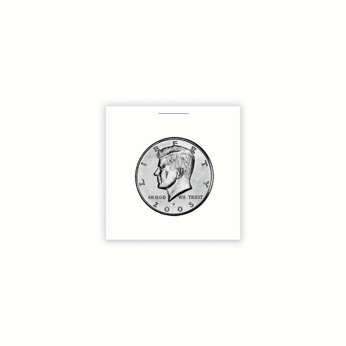 BCW Paper Flips 2 x 2 - Half Dollar – front product view