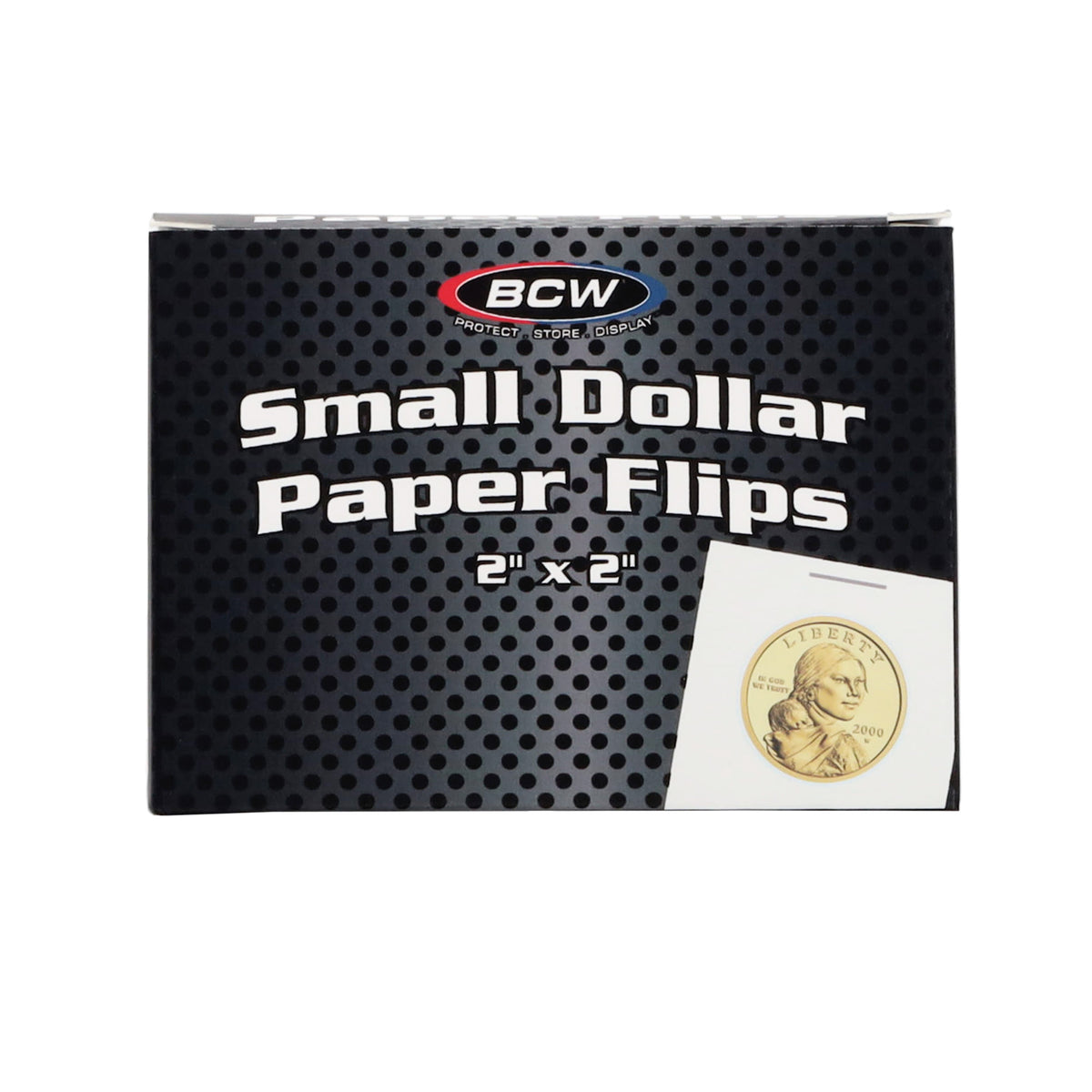 BCW Paper Flips 2 x 2 - Small Dollar – front product view