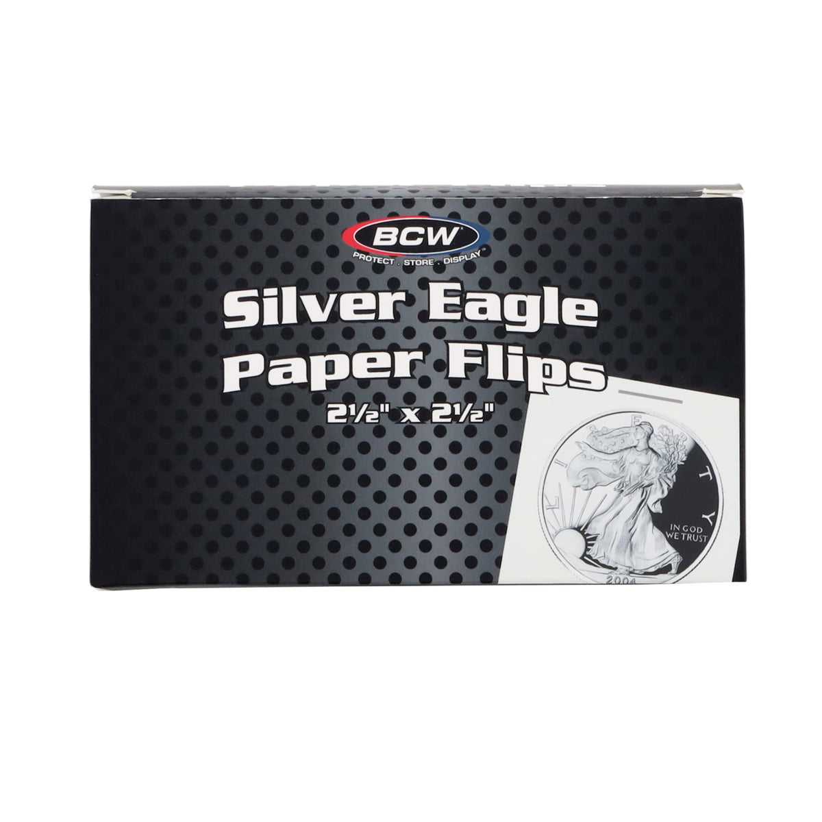 BCW Paper Flips 2.5 x 2.5 - Eagle – front product view