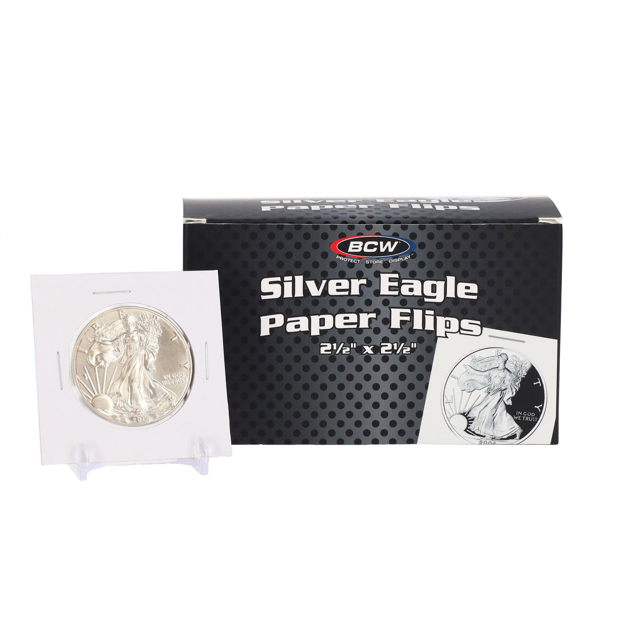 BCW Paper Flips 2.5 x 2.5 - Eagle – front product view