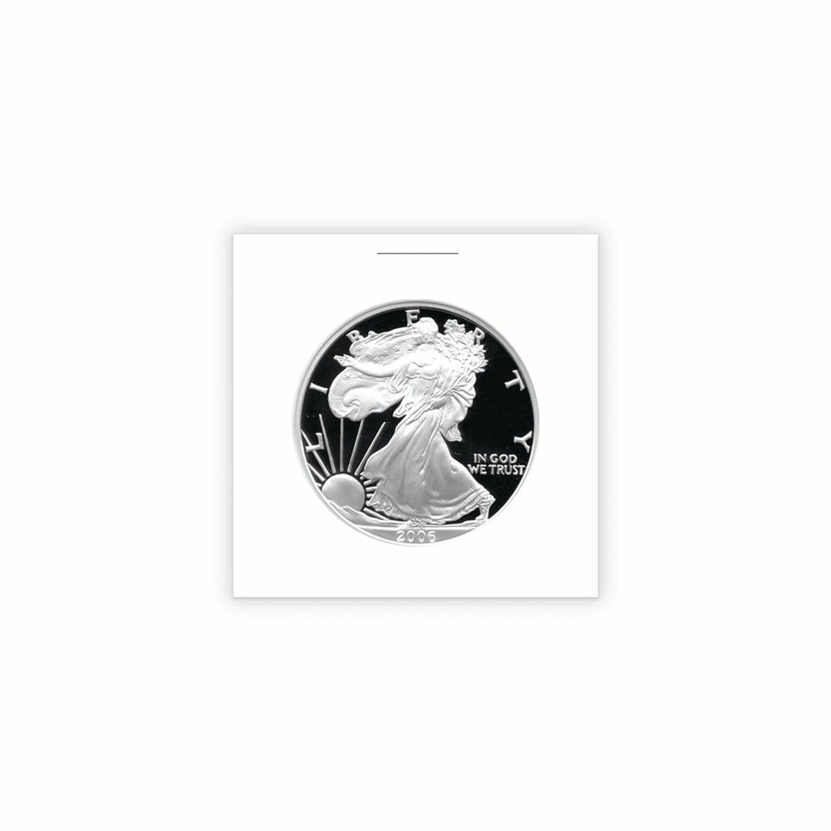 BCW Paper Flips 2.5 x 2.5 - Eagle – front product view