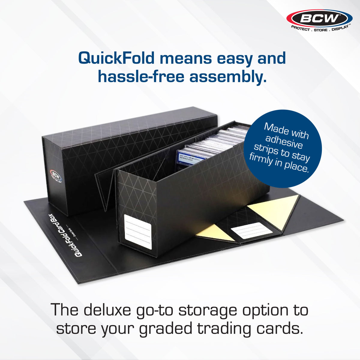 BCW 3 Pack Quickfold Card Boxes - Graded Cards – dimensions and specifications