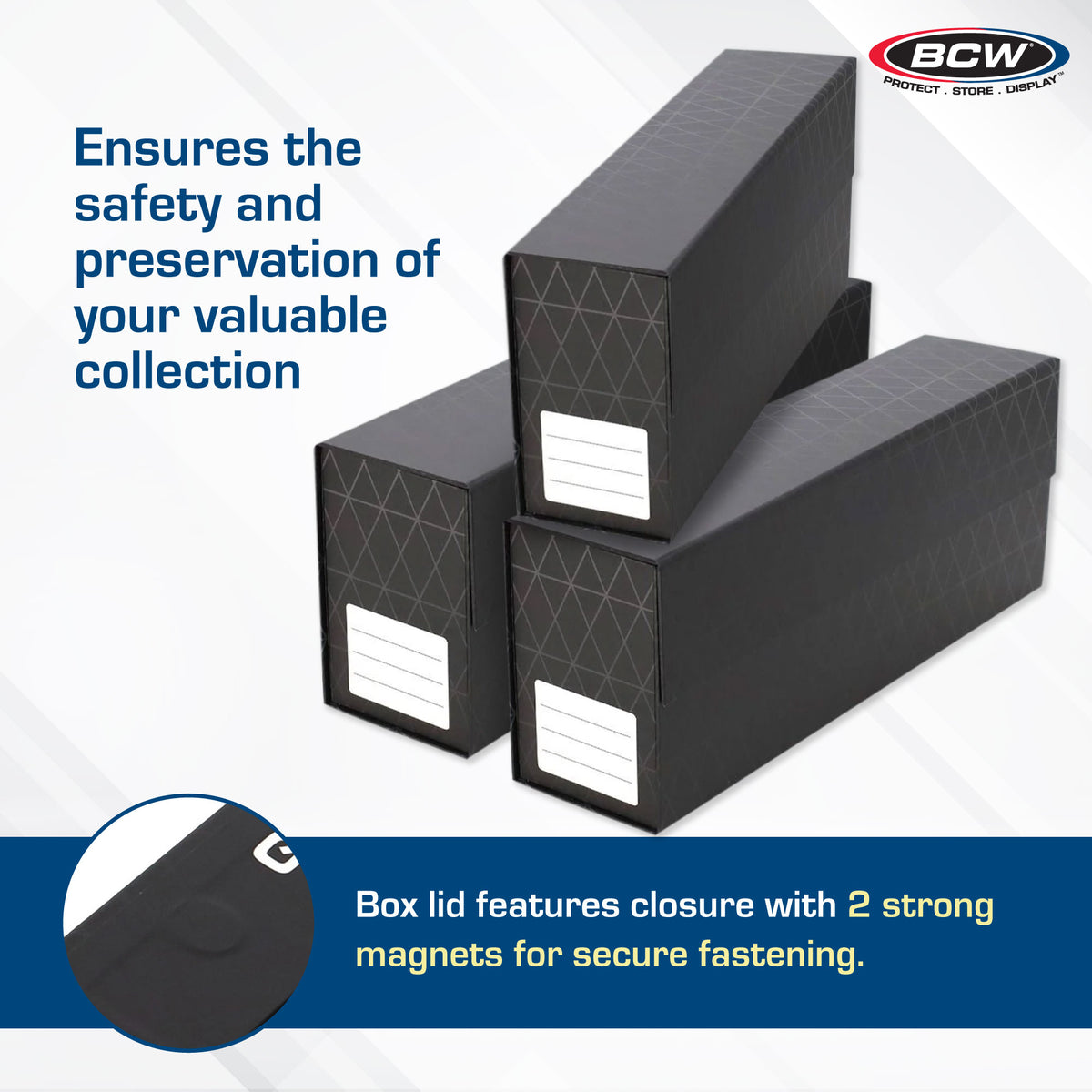 BCW 3 Pack Quickfold Card Boxes - Graded Cards – dimensions and specifications