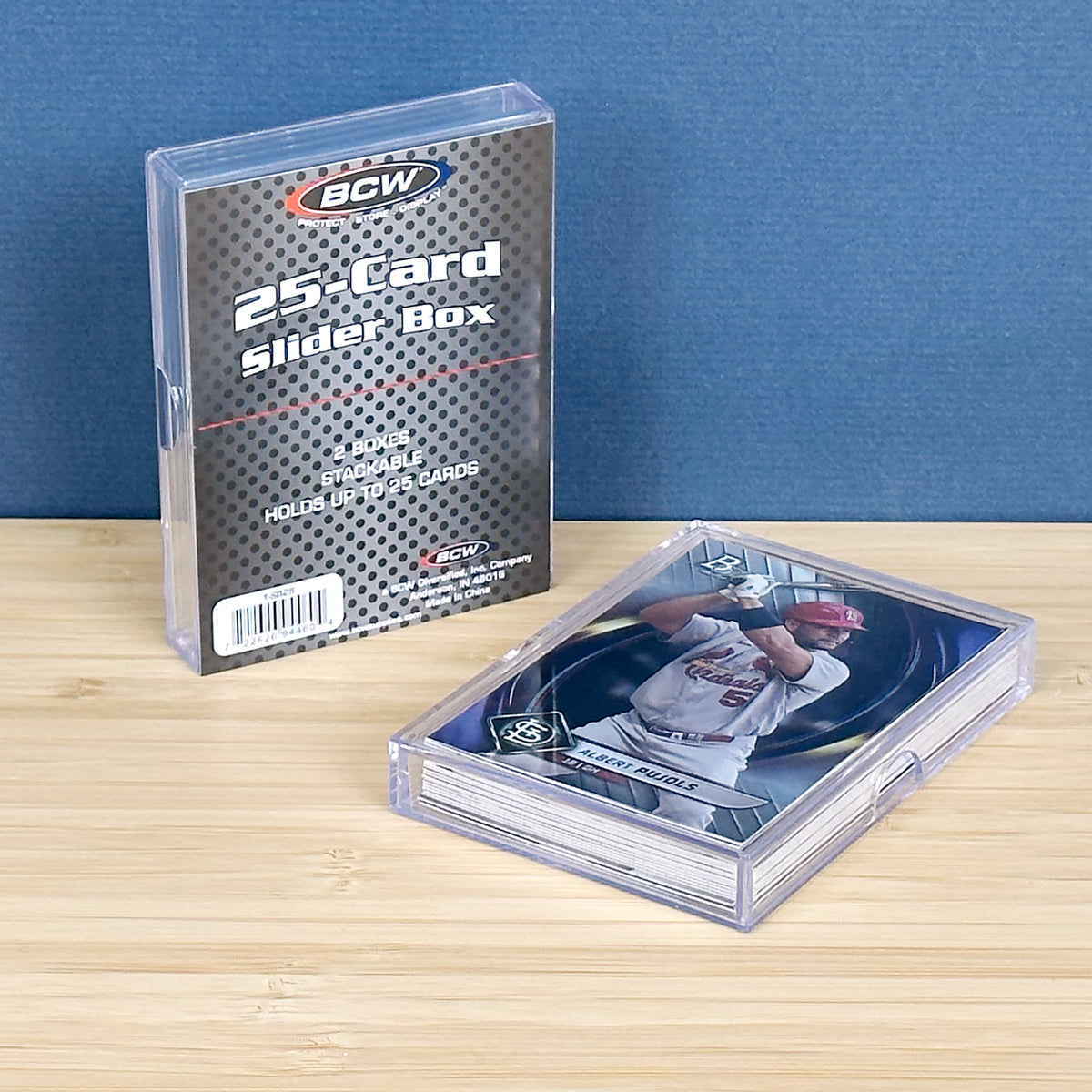 BCW 2-Piece Slider Box - 25 Count – front product view