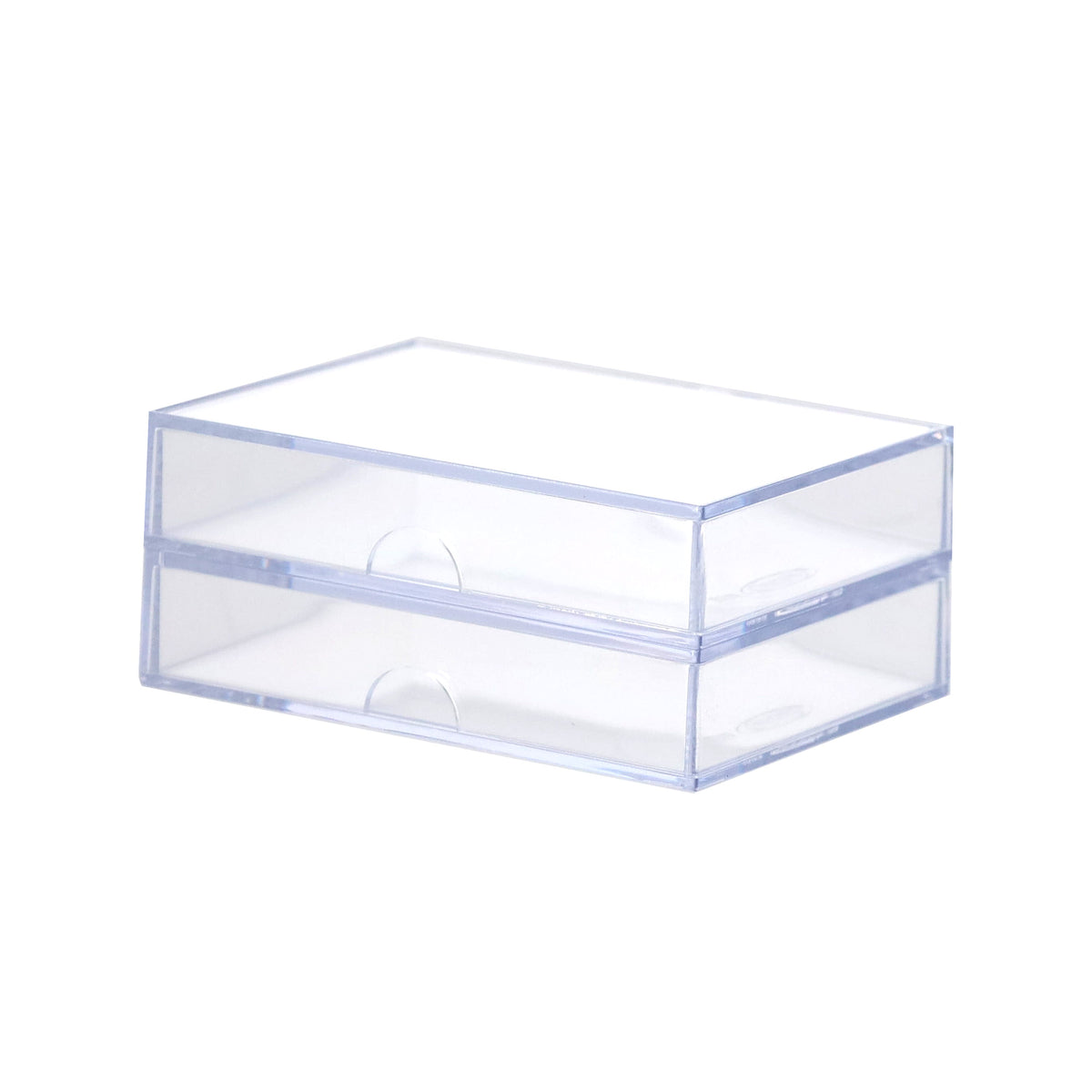 BCW 2-Piece Slider Box - 35 Count – angled view