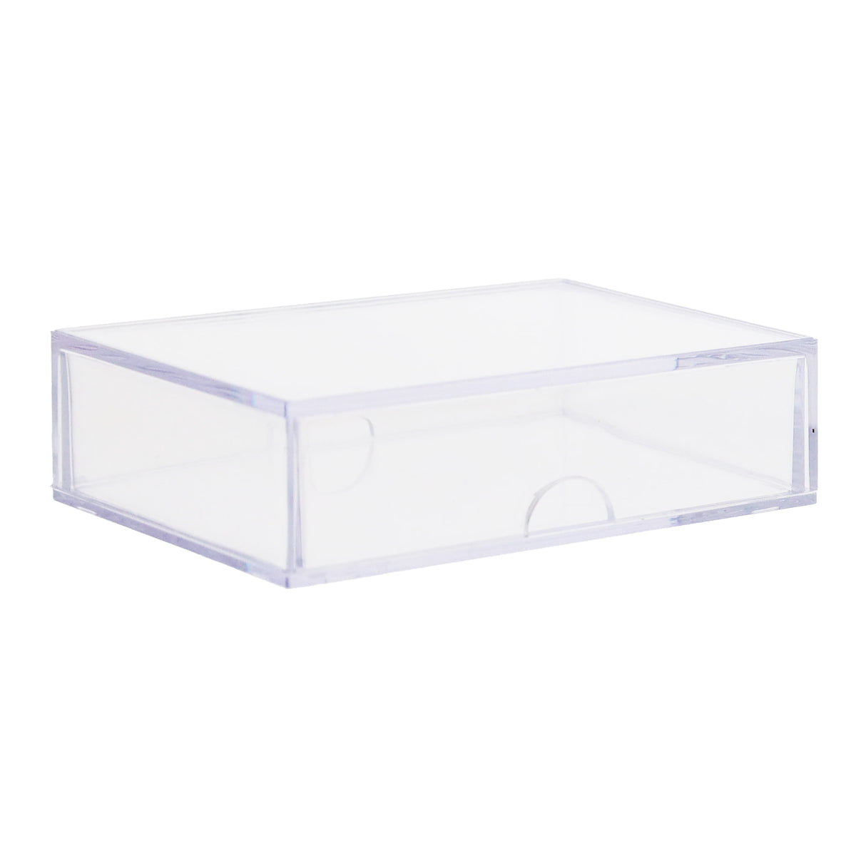 BCW 2-Piece Slider Box - 50 Count – angled view