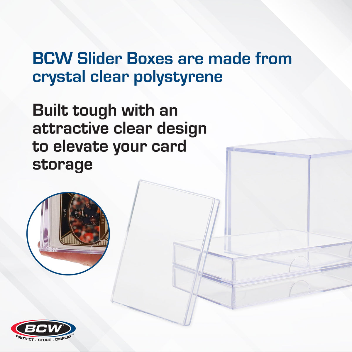 BCW 2-Piece Slider Box - 50 Count – dimensions and specifications