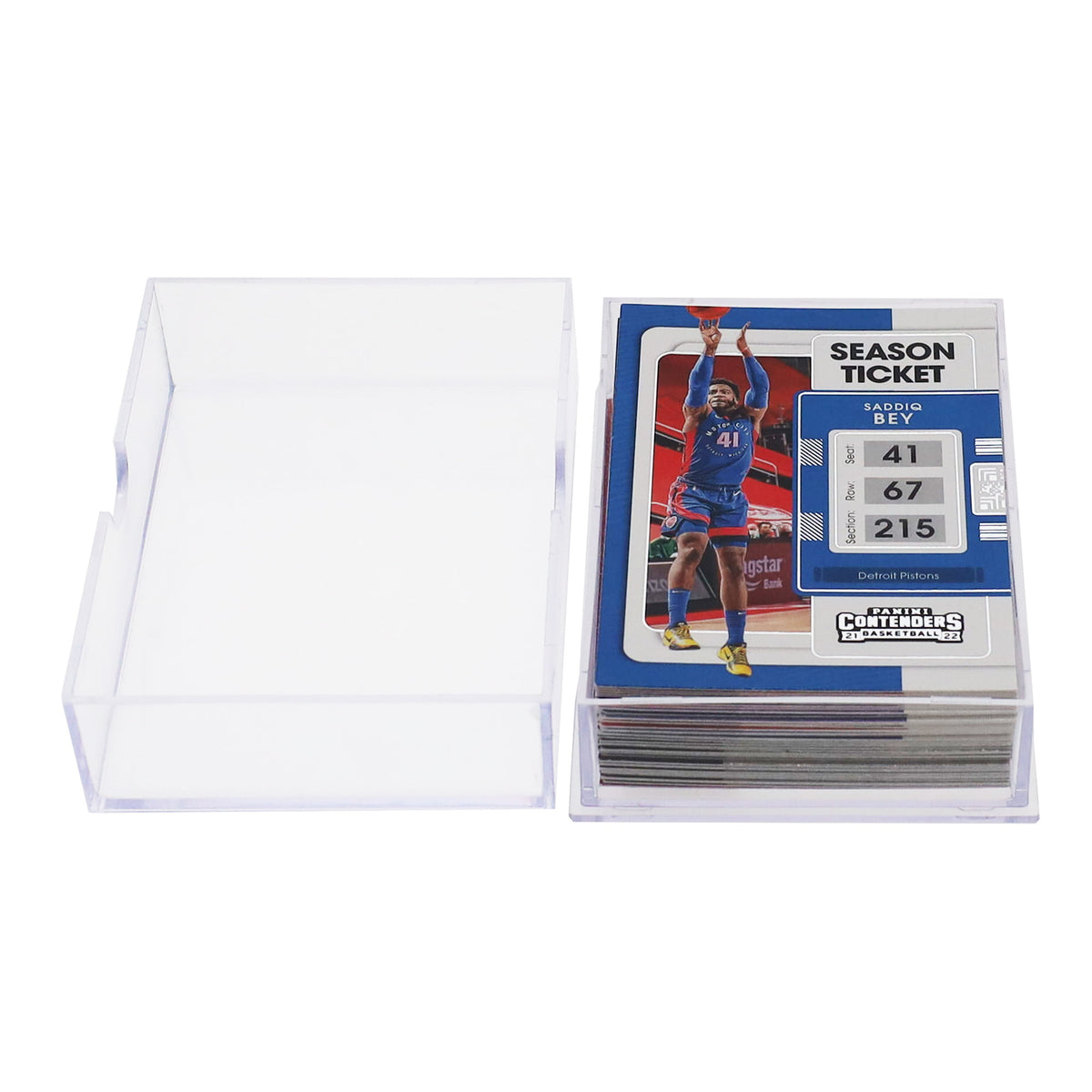 BCW 2-Piece Slider Box - 50 Count – open view