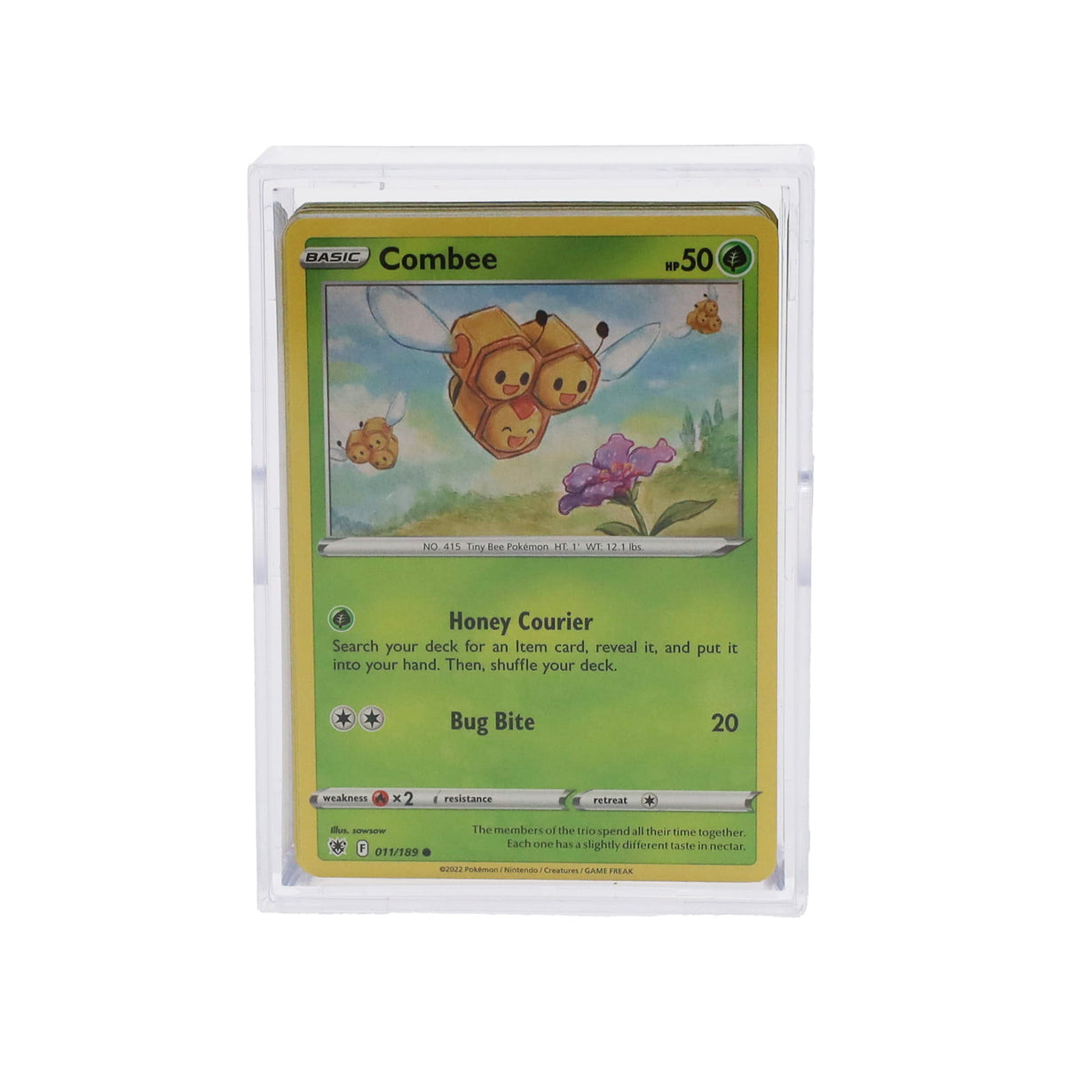 BCW 2-Piece Slider Box - 50 Count – front product view