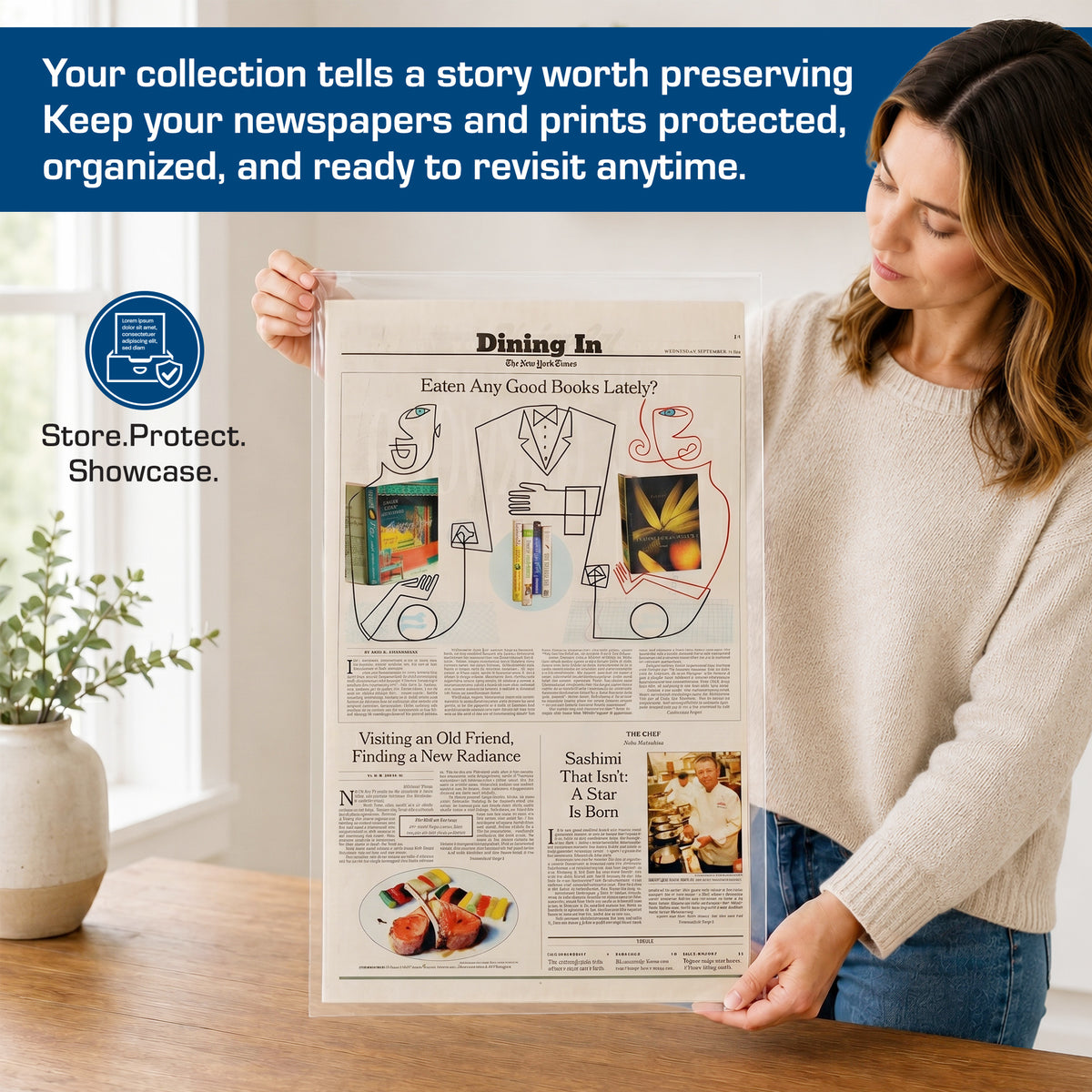BCW Newspaper Sleeves - 14 x 24 – front product view