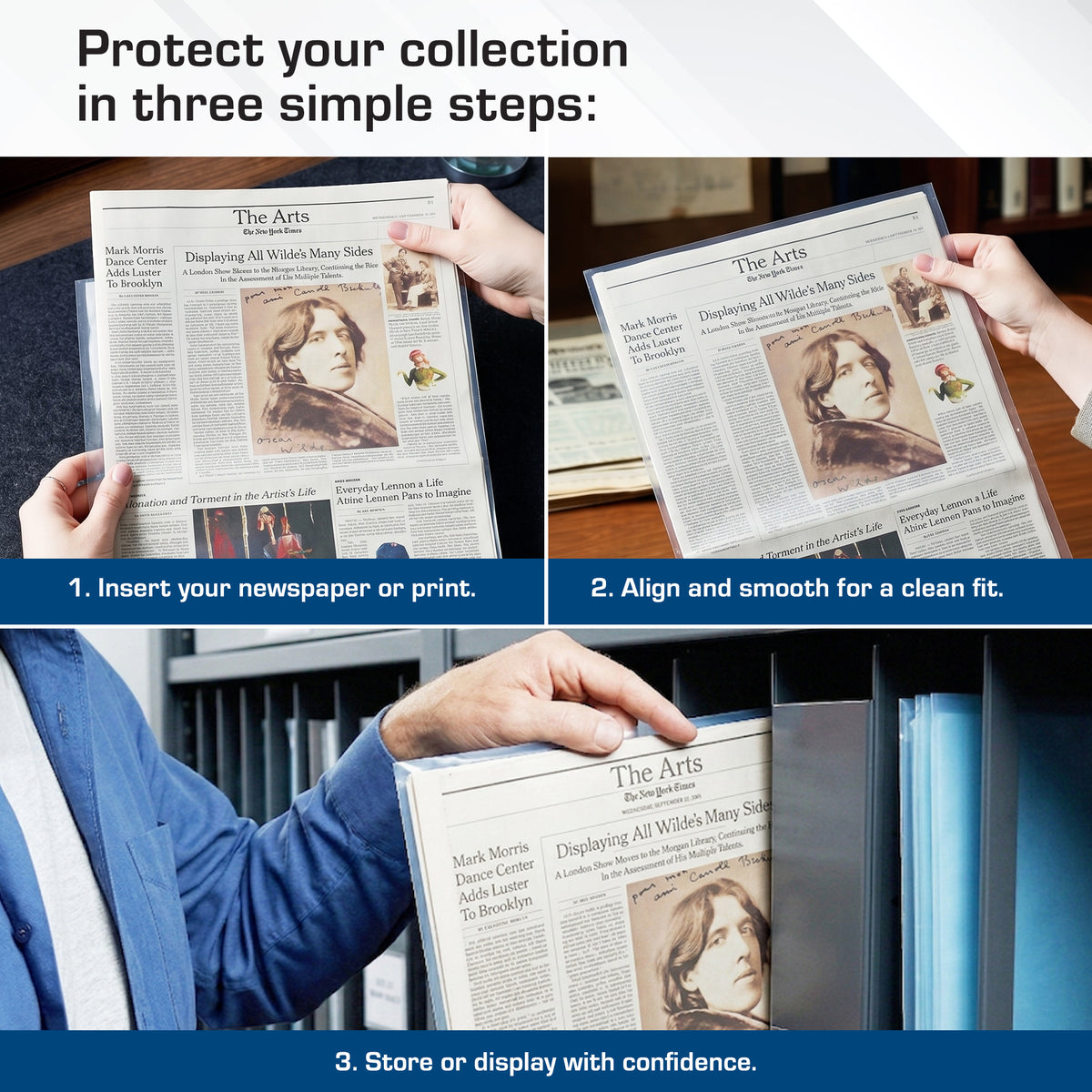 BCW Newspaper Sleeves - 14 x 24 – front product view