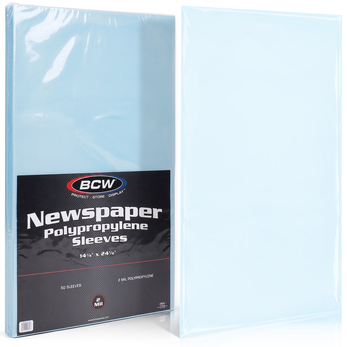 BCW Newspaper Sleeves - 14 x 24 – front product view