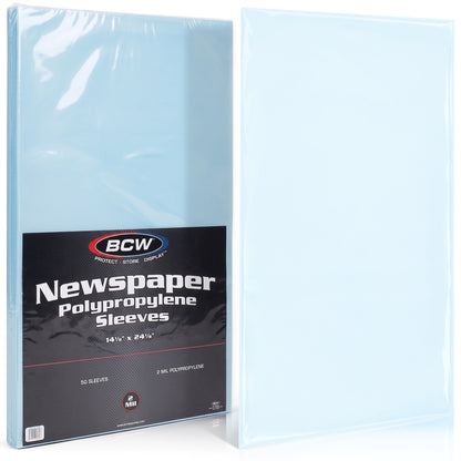BCW Newspaper Sleeves - 14 x 24 – front product view