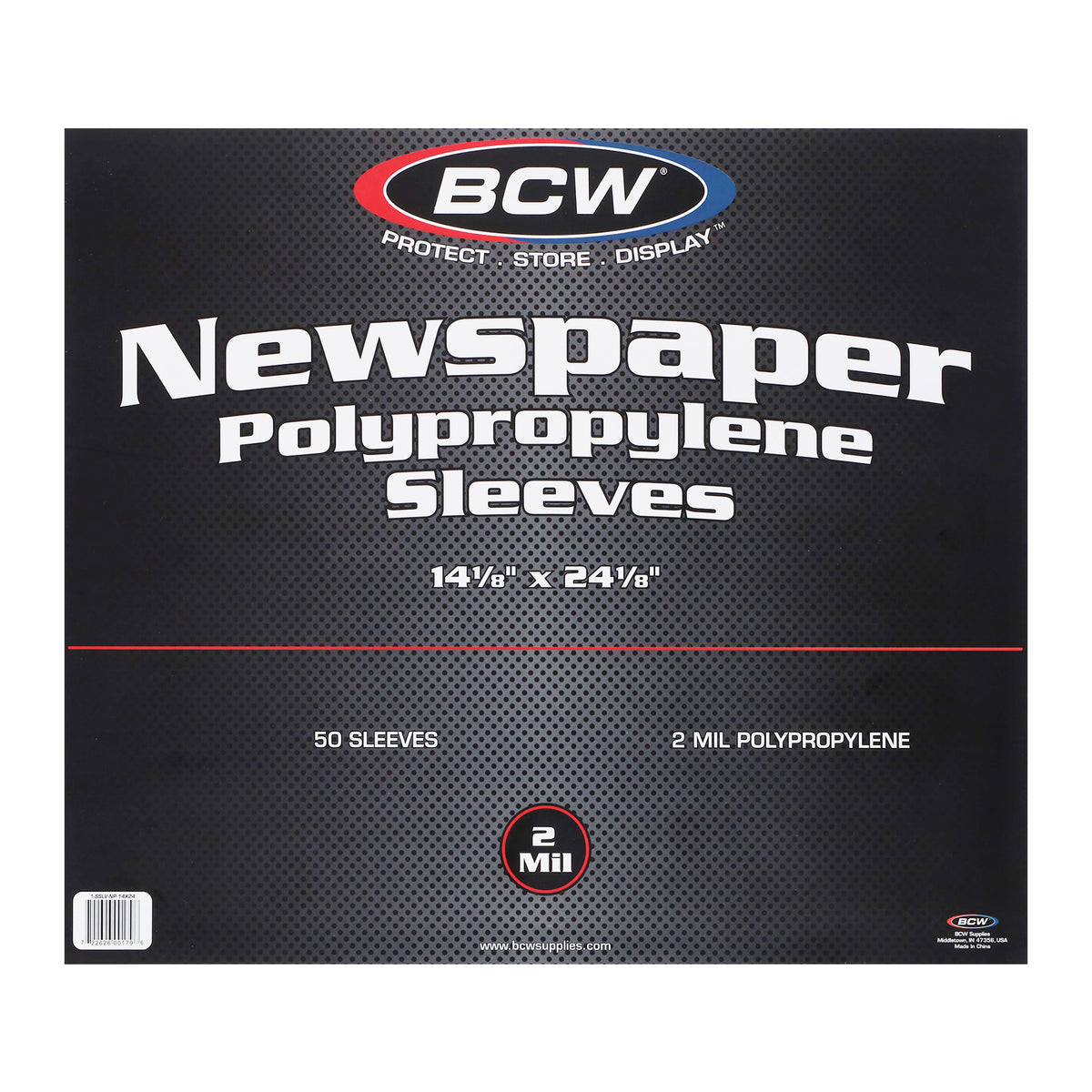 BCW Newspaper Sleeves - 14 x 24 – front product view
