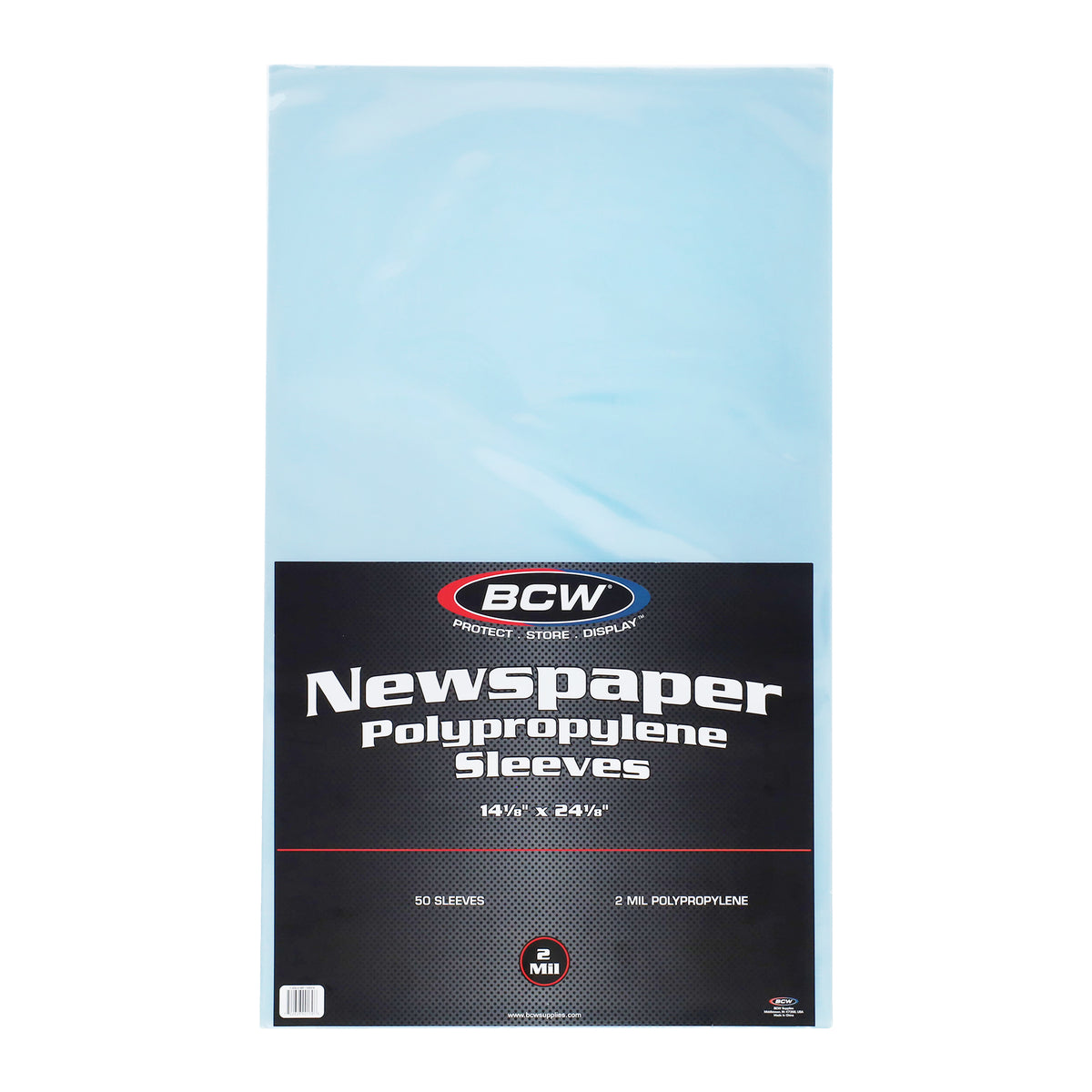 BCW Newspaper Sleeves - 14 x 24 – front product view