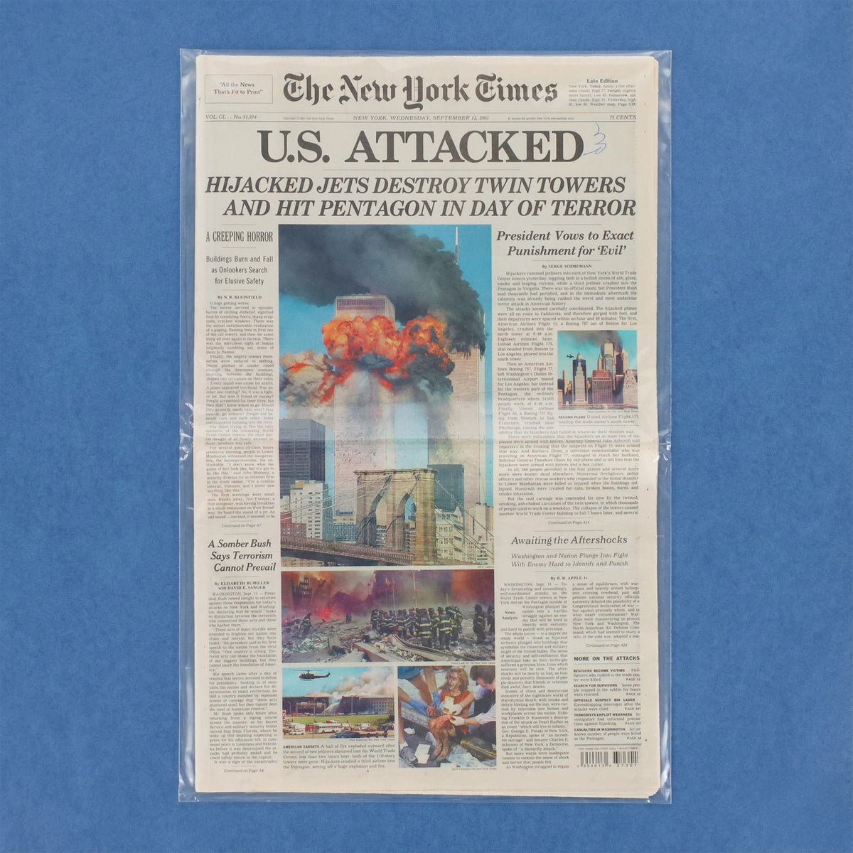 BCW Newspaper Sleeves - 14 x 24 – front product view