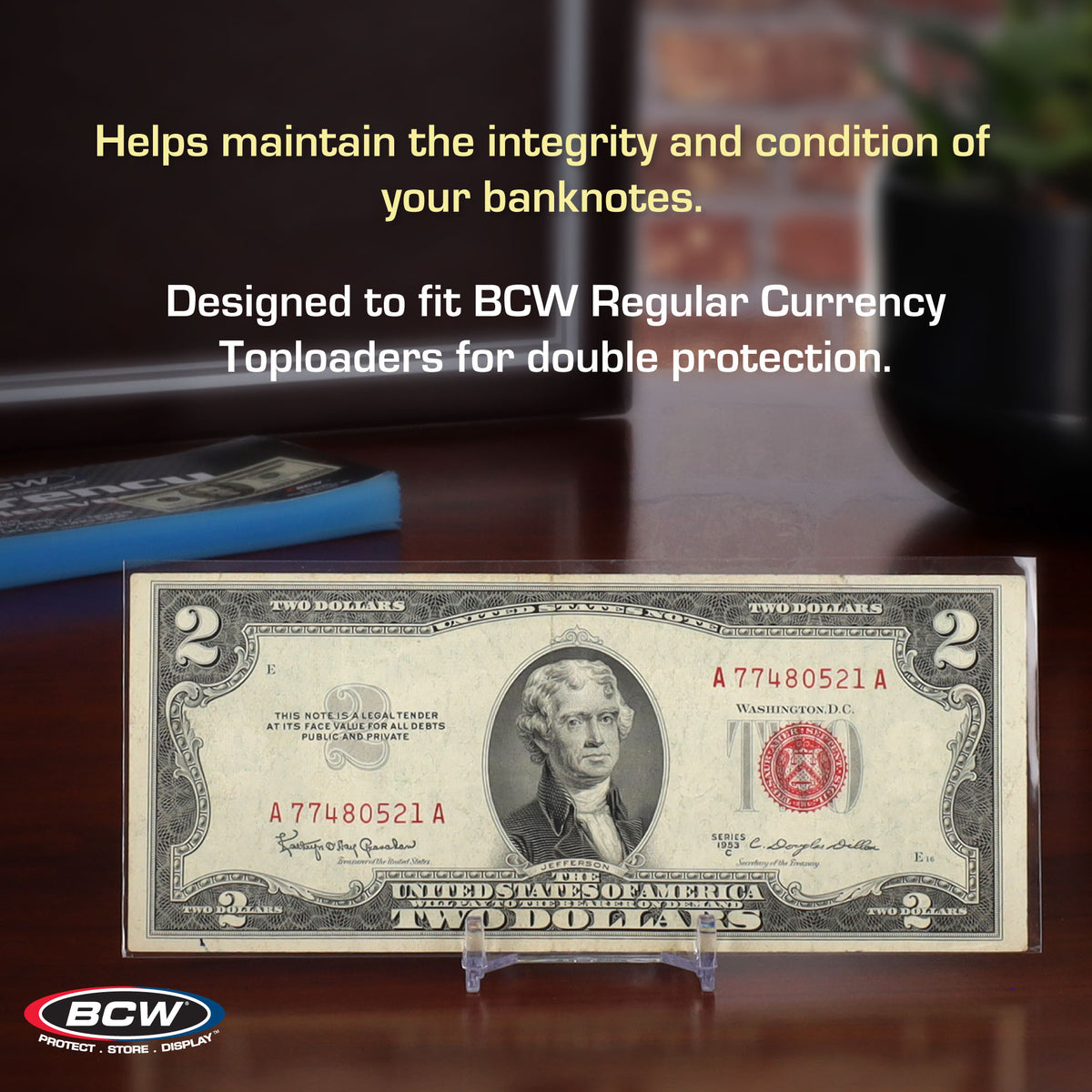 BCW Currency Sleeves - Regular Bill – dimensions and specifications