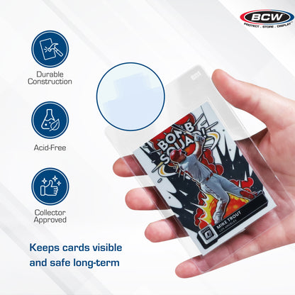 BCW Standard Card Sleeves - Tab – dimensions and specifications