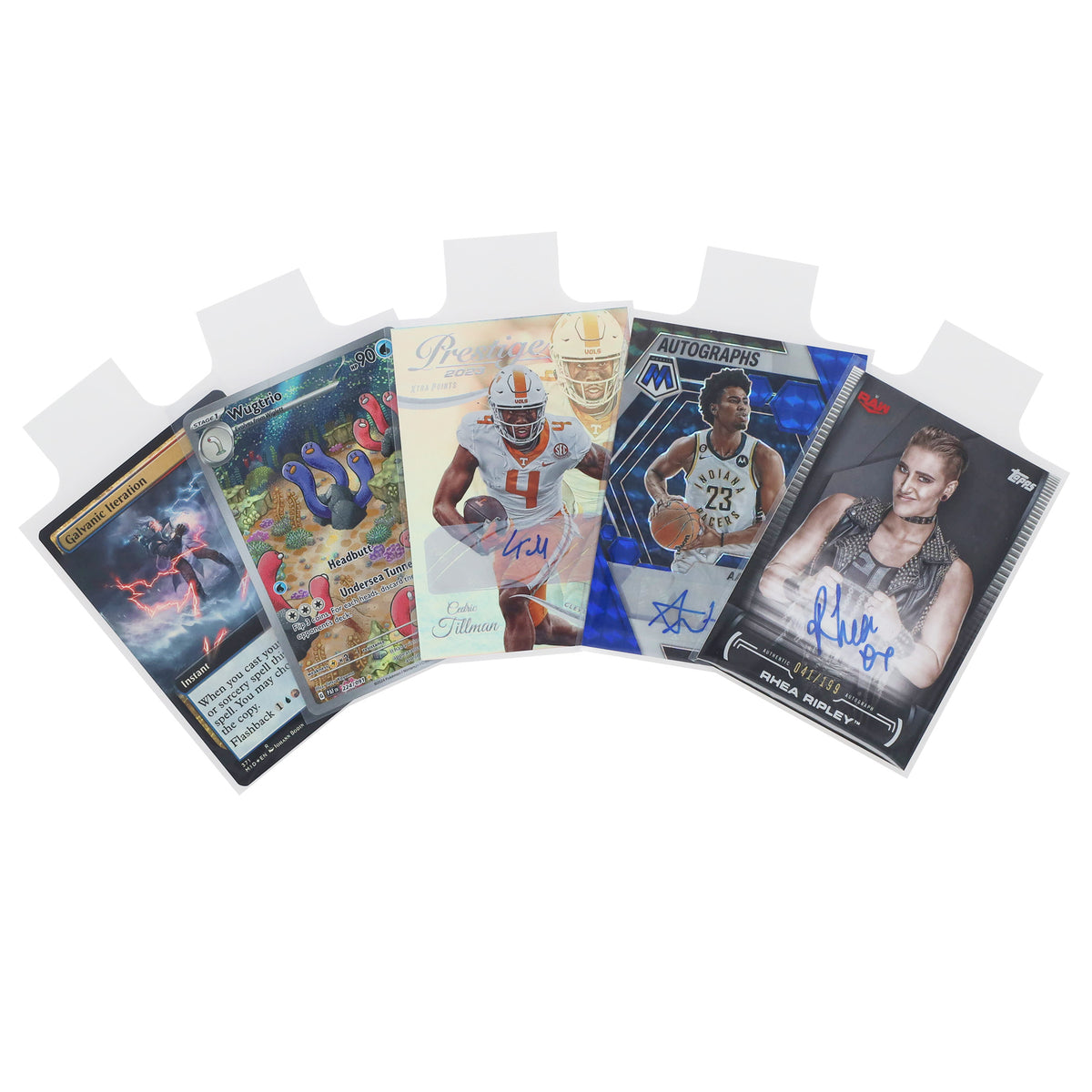 BCW Standard Card Sleeves - Tab – front product view