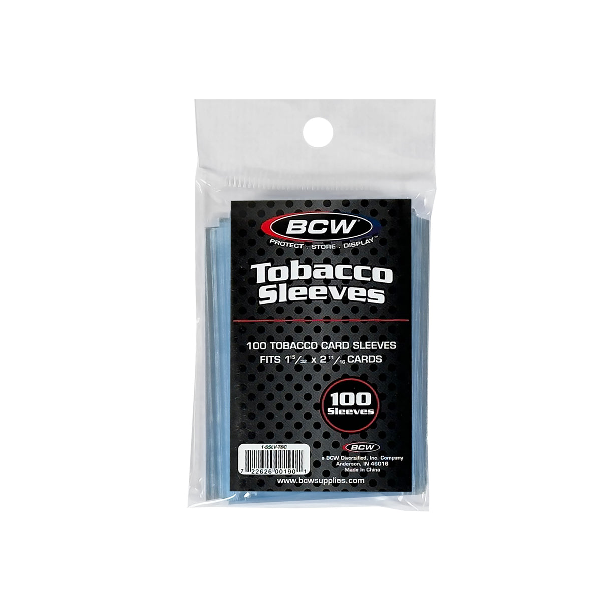 BCW Tobacco Card Sleeves – front product view
