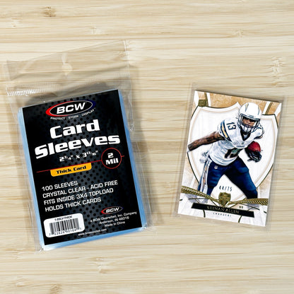 BCW Thick Card Sleeves – front product view