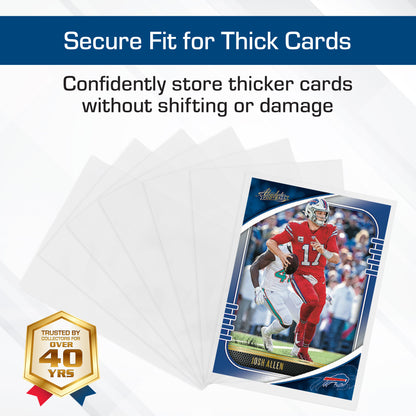 BCW Thick Card Sleeves – dimensions and specifications