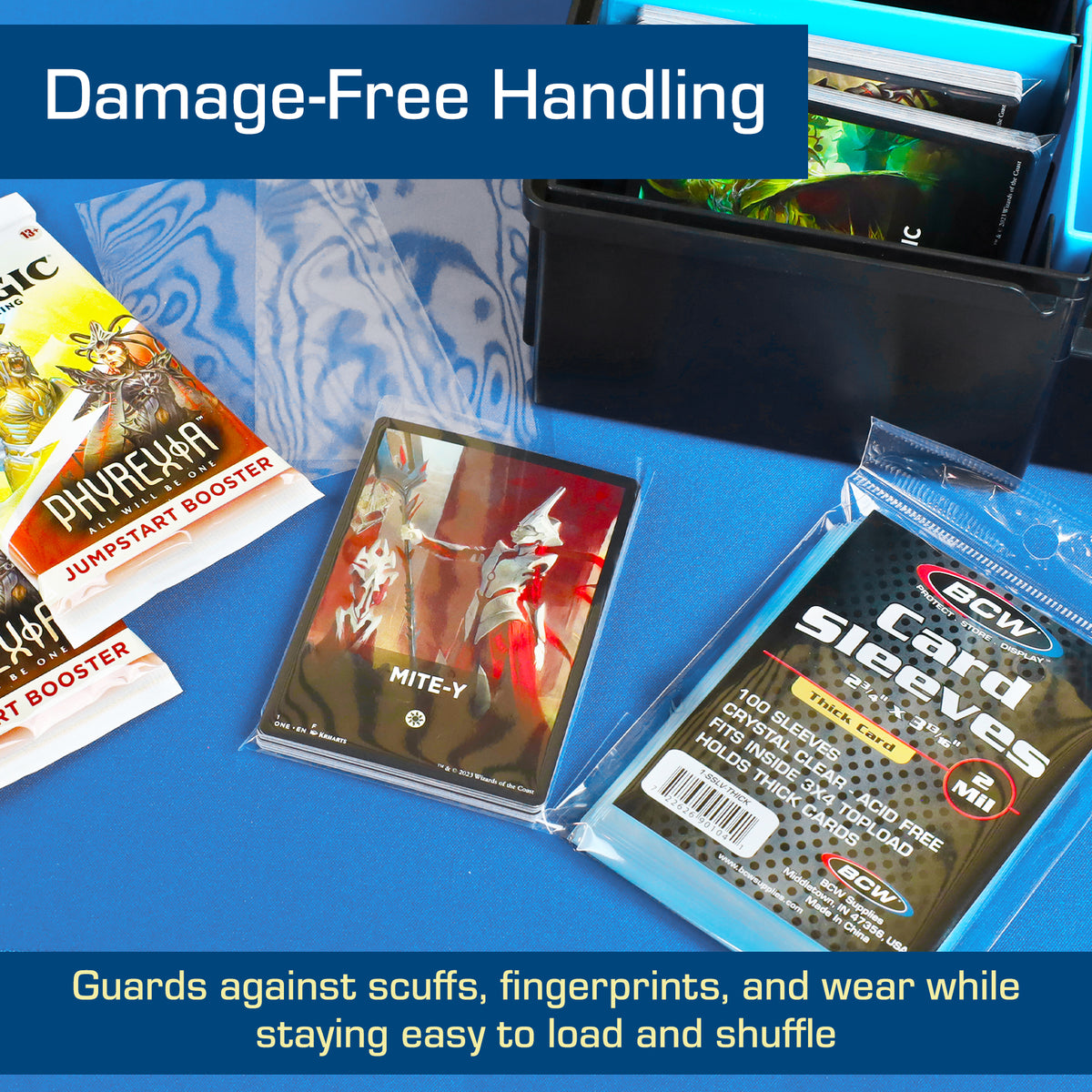 BCW Thick Card Sleeves – dimensions and specifications