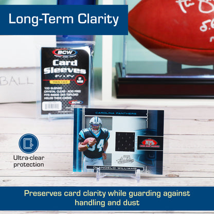 BCW Thick Card Sleeves – dimensions and specifications