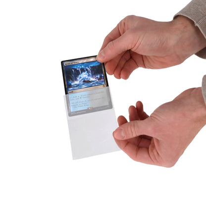 BCW Standard Card Sleeves – in-use view