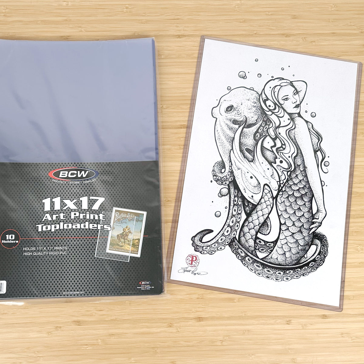 BCW 11 × 17 Rigid Poster and Photo Protector – front product view