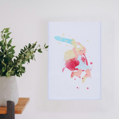 BCW 12 × 18 Rigid Poster and Photo Protector – in-use view