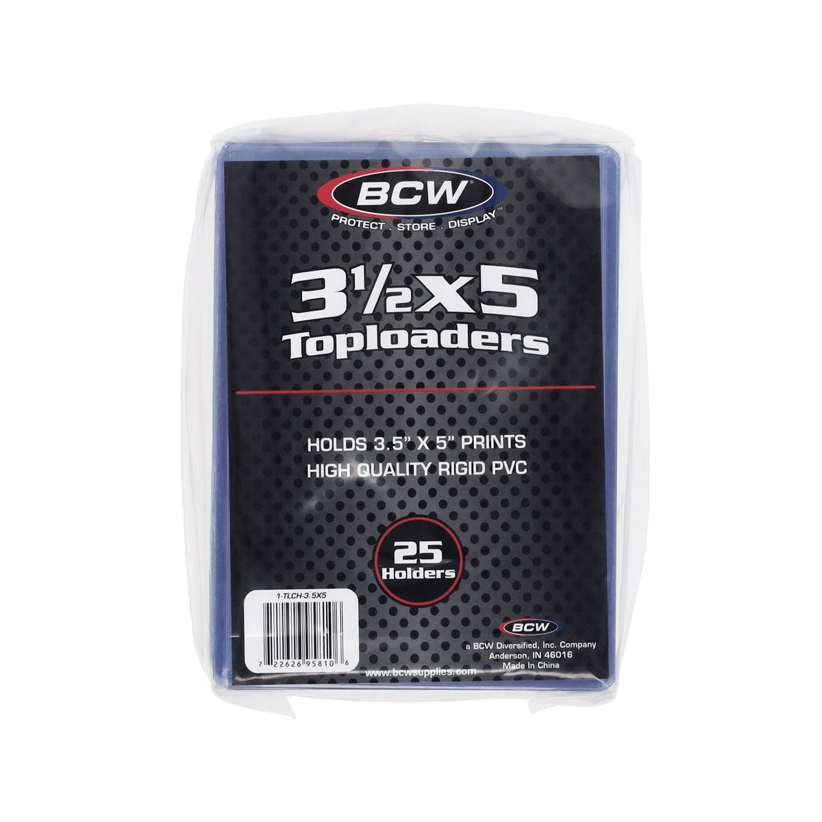 BCW 3 × 5 Rigid Trading Card Protector – front product view