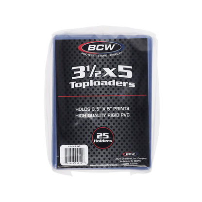 BCW 3 × 5 Rigid Trading Card Protector – front product view