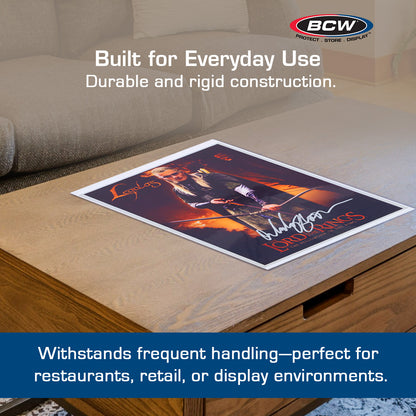 BCW 9 × 12 Rigid Poster and Photo Protector – dimensions and specifications
