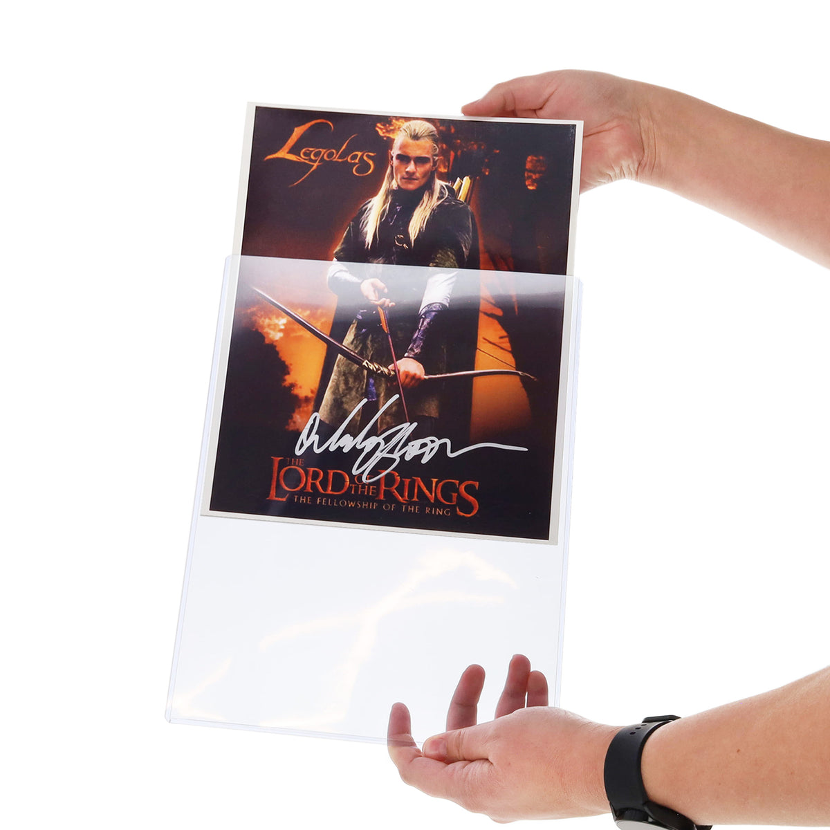 BCW 9 × 12 Rigid Poster and Photo Protector – in-use view