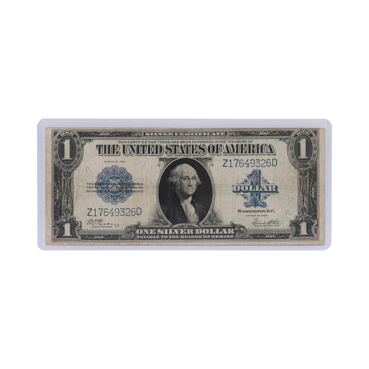BCW Rigid Banknote Protector – Large Bill – front product view