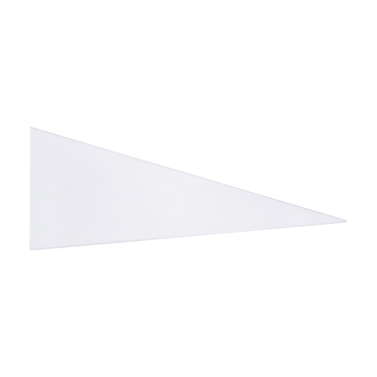 BCW 12 × 30 Rigid Pennant Protector – front product view