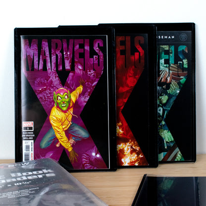 BCW Rigid Silver-Age Comic Book Protector – Black – front product view