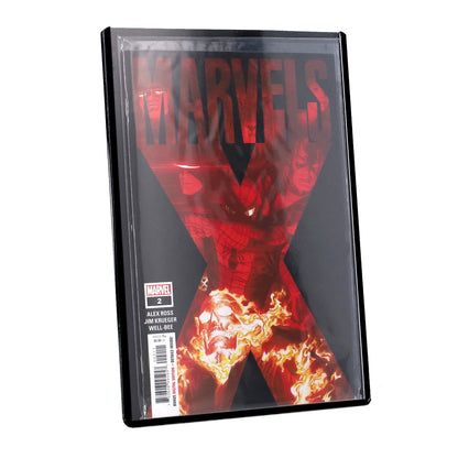 BCW Rigid Silver-Age Comic Book Protector – Black – front product view