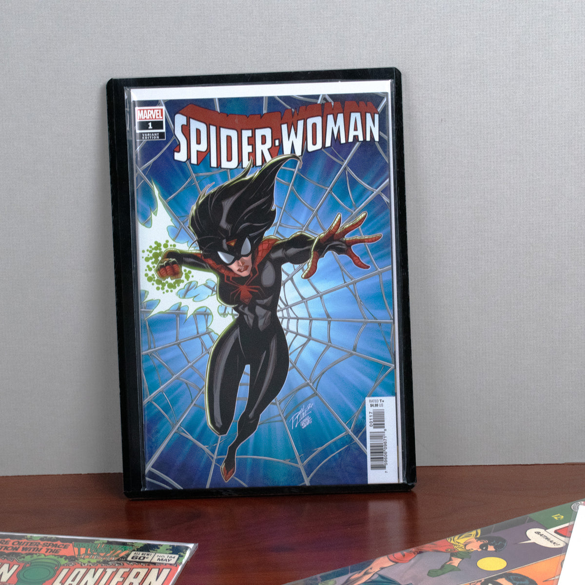 BCW Rigid Silver-Age Comic Book Protector – Black – front product view