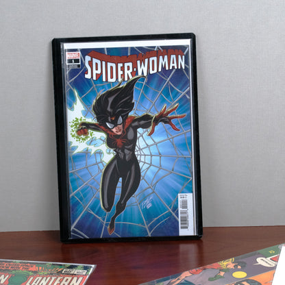 BCW Rigid Silver-Age Comic Book Protector – Black – front product view