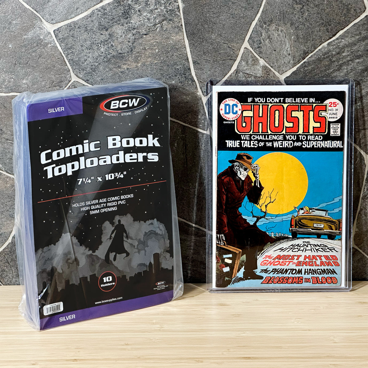 BCW Rigid Silver-Age Comic Book Protector – front product view
