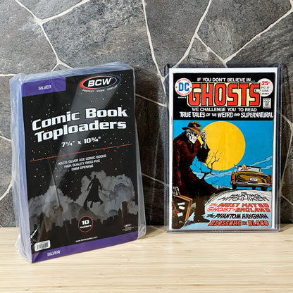 BCW Rigid Silver-Age Comic Book Protector – front product view