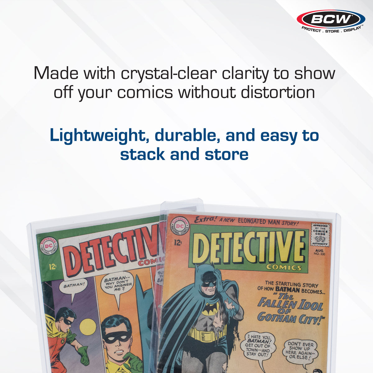 BCW Rigid Silver-Age Comic Book Protector – dimensions and specifications